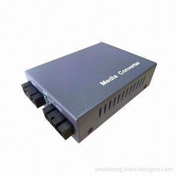 10/100/1000M 120km Fiber Media Converter, Single/Dual Fiber, Internal/External Power, SC/C/ST Port